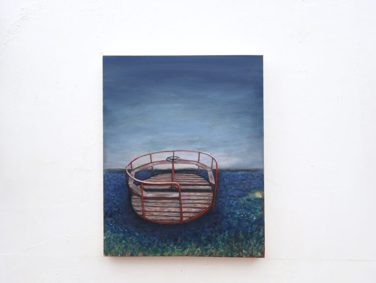 Série Silêncio, Sem título, Óleo s/ tela 50X40 cm, 2022